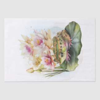 Frog Watercolor Tissue Paper