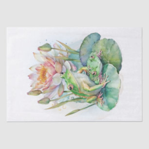 Frog Watercolor Tissue Paper