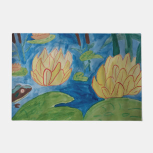 Frog & Waterlilies Doormat