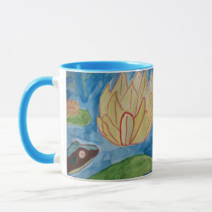 Frog & Waterlilies Mug