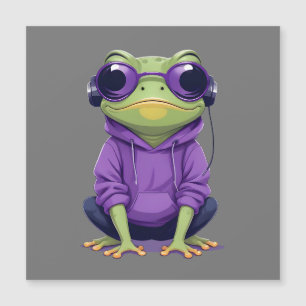 Frog Wearing Hoodie Funny Cool Animal Character