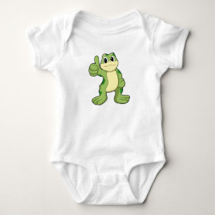 Frog with Approve Baby Bodysuit