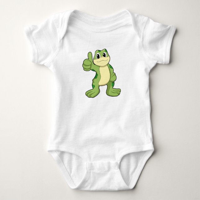 Frog with Approve Baby Bodysuit (Front)