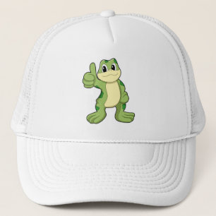 Frog with Approve Trucker Hat