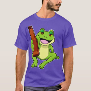 Frog with Bottle of Beer T-Shirt