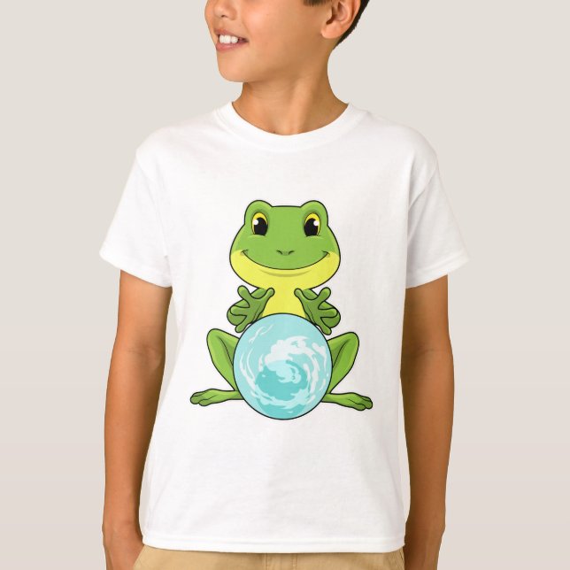 Frog with Crystal ball T-Shirt (Front)