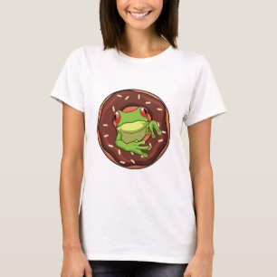 Frog with Doughnut T-Shirt