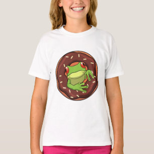 Frog with Doughnut T-Shirt