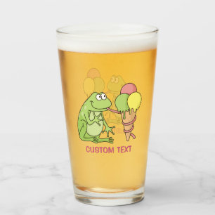 Frog with Icecream Glass