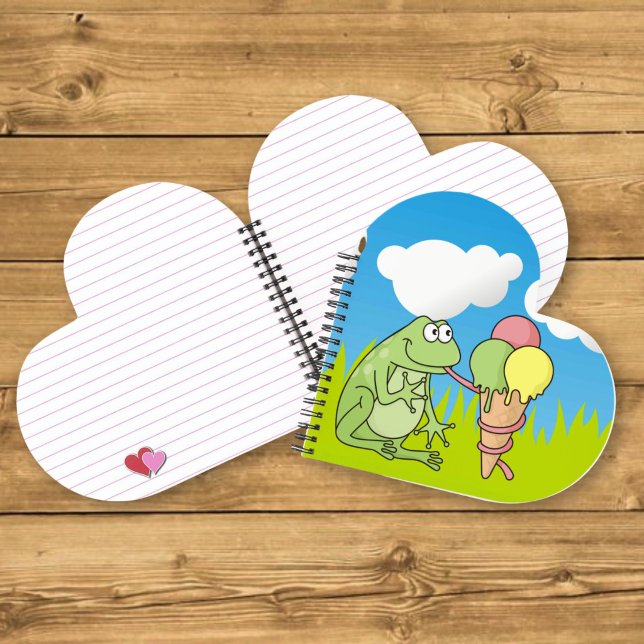Frog with Icecream Notebook (Creator Uploaded)