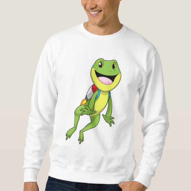 Frog with Jetpack Sweatshirt (Front)