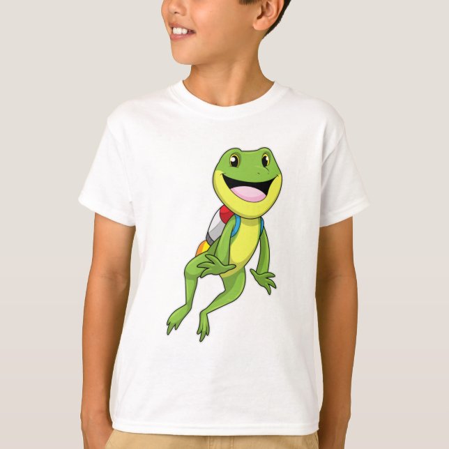 Frog with Jetpack T-Shirt (Front)