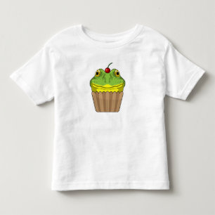 Frog with Muffin Toddler T-shirt