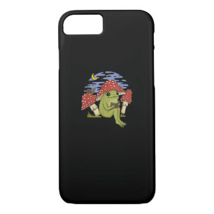 Frog With Mushroom Hat - Cottagecore Goblincore Bo Case-Mate iPhone Case