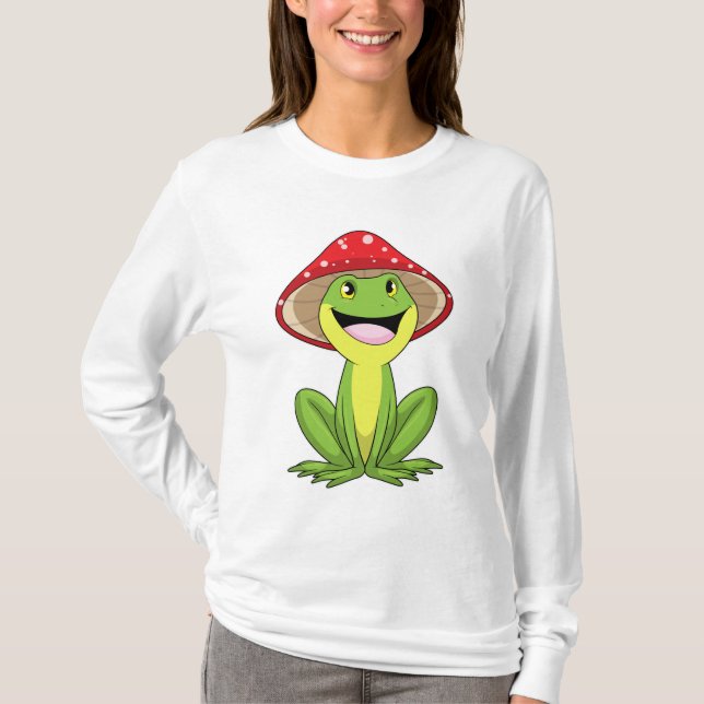 Frog with Mushroom T-Shirt (Front)