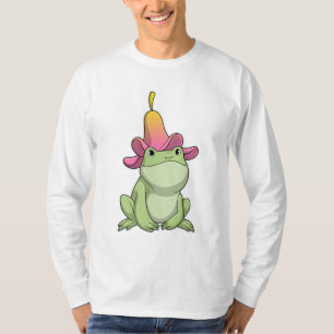 Frog with Plumeria T-Shirt