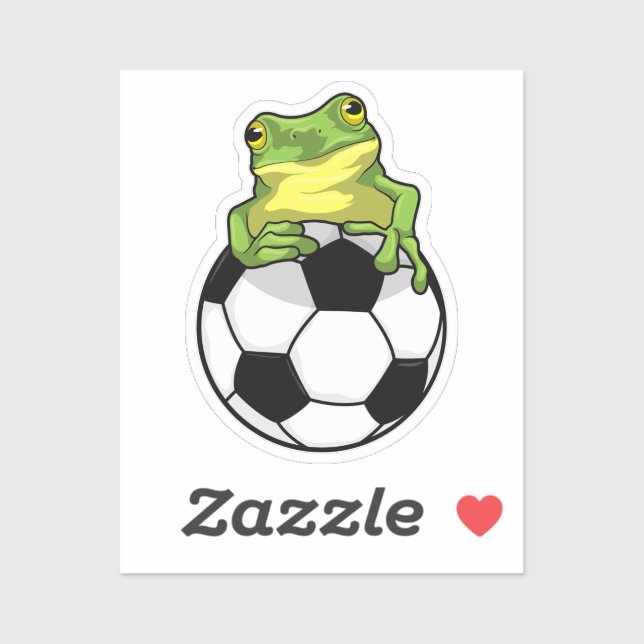 Frog with Soccer ball (Sheet)