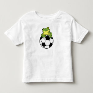 Frog with Soccer ball Toddler T-shirt