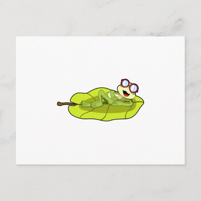 Frog with Sunglasses Postcard (Front)