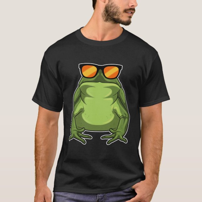 Frog with Sunglasses T-Shirt (Front)