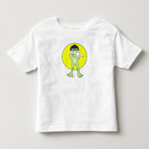 Frog with Swimming goggles Toddler T-shirt