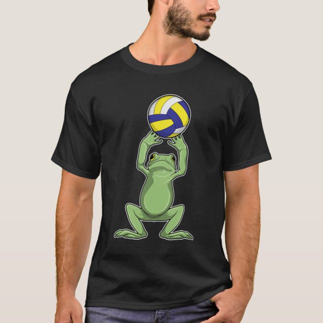 Frog with Volleyball T-Shirt (Front)