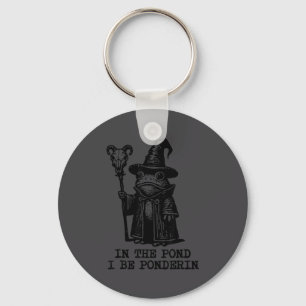Frog Wizard Meme In The Nd I Be Nderin Keychain