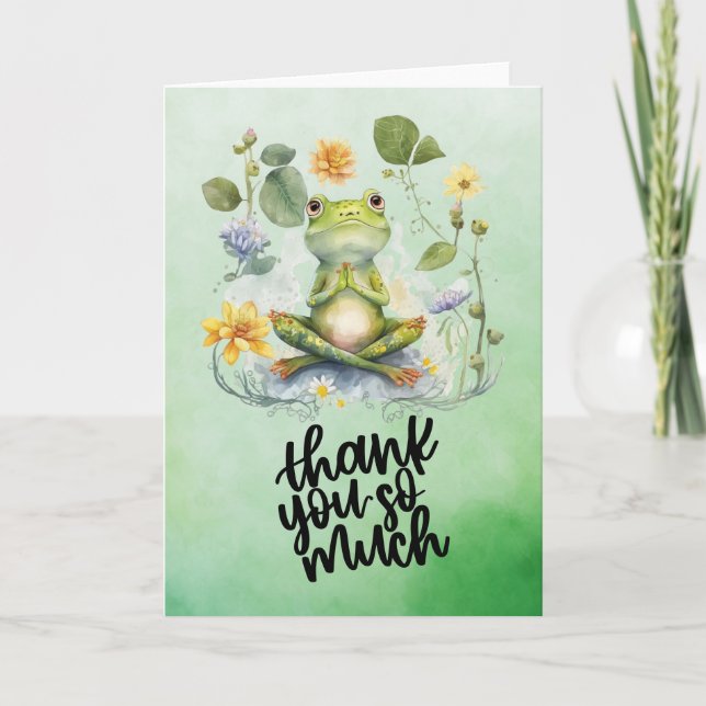 Frog Yoga merci beaucoup (Devant)