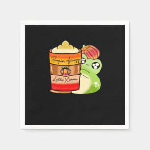 Frogg Drinking Spicy Pumpkin Latte Napkin