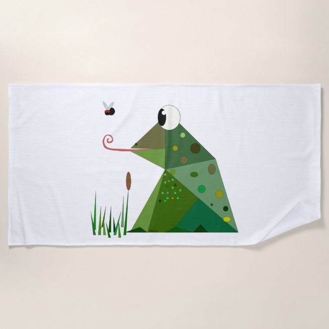Froggie Beach Towel (Front)