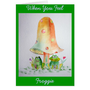 Froggie Greeting Card