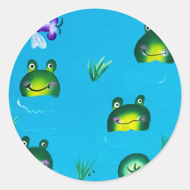 FROGGIE POND Sticker (Front)