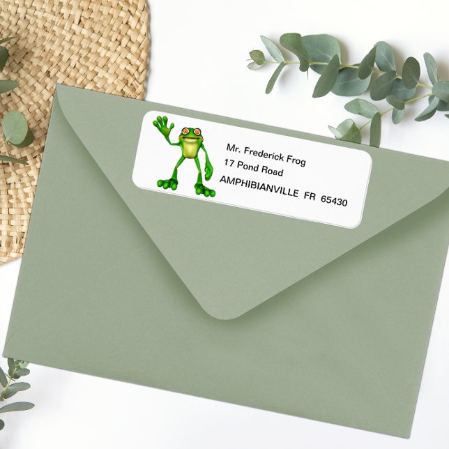 Froggie the Cute Cartoon Waving Frog (Creator Uploaded)