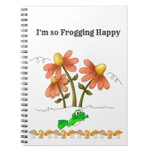Frogging Happy Mushroom Carnet