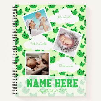 Froggy 1er anniversaire Baby Milestone Livre d'or