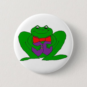 Froggy 2 Inch Round Button