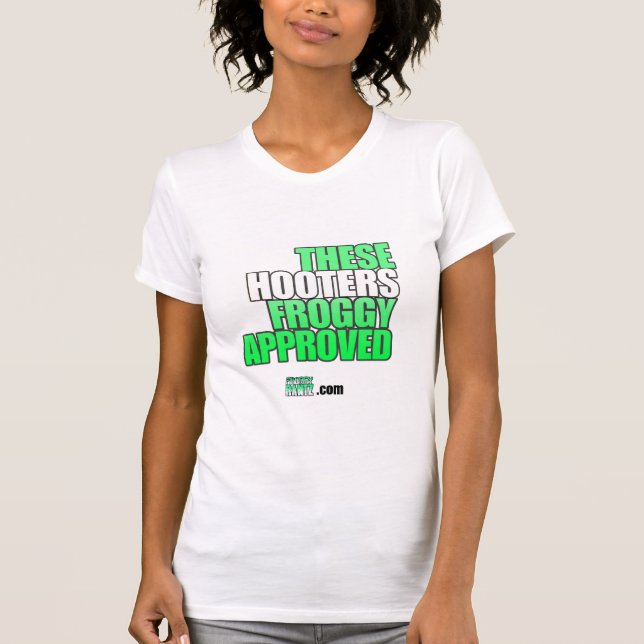 Froggy Also Approves T Shirt (Front)