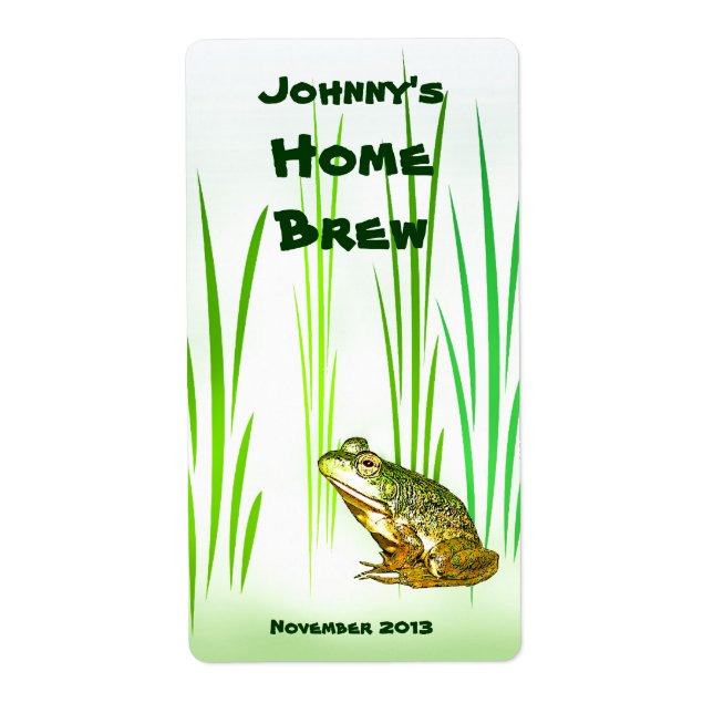 Froggy Beer Label (Front)