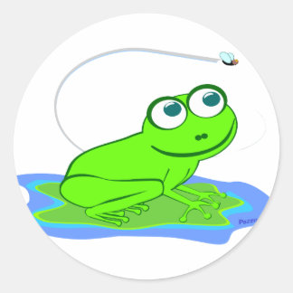 Froggy Classic Round Sticker