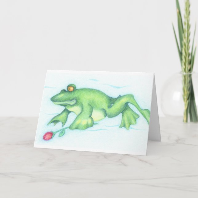 Froggy Love Card (Front)