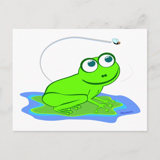 Froggy Postcard (Front)