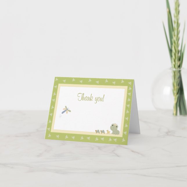 Froggy Tales Frog Prince Note Card Thank you note (Front)