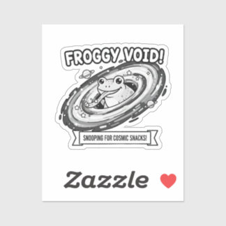 Froggy Void Funny Space Frog Cartoon
