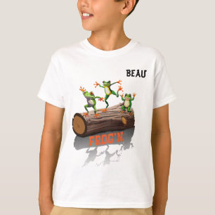 "Frog'n Customizable Boy's T-Shirt