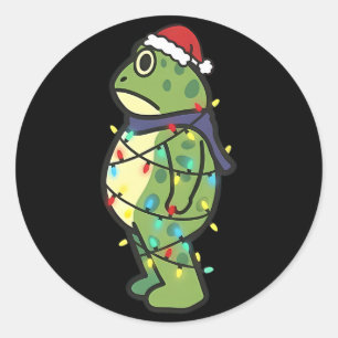 Frogs Against Fascism Portland Frog Protest Christ Classic Round Sticker