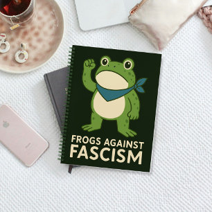 Frogs Against Fascism Portland Frog Protest Notebook
