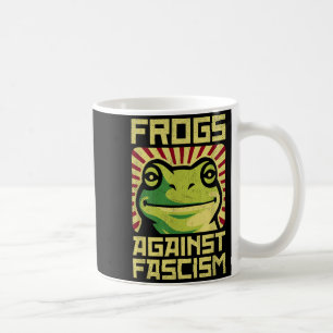Frogs Against Fascism Protest Democracy Frogtifa L Coffee Mug