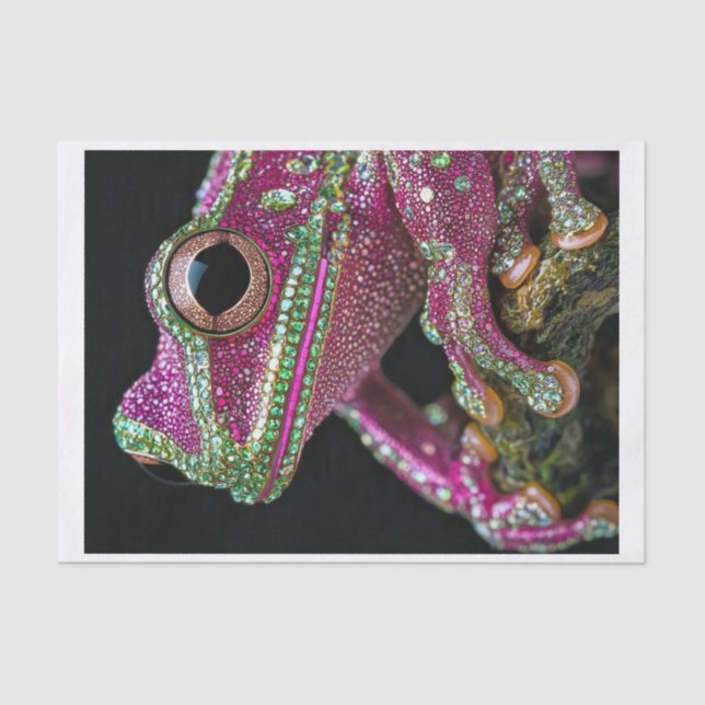 Frogs and Diamonds2 Tissue Paper (Front)