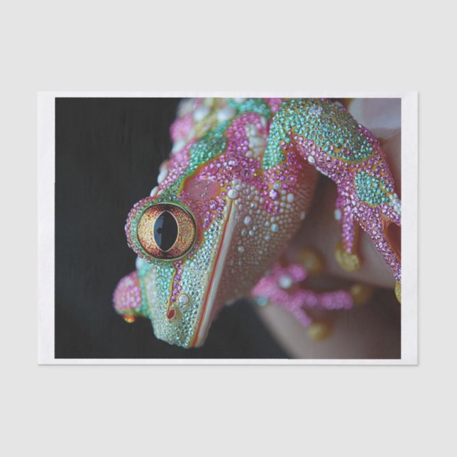 Frogs and Diamonds3 Tissue Paper (Front)