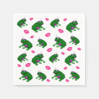 Frogs And Kisses Napkins